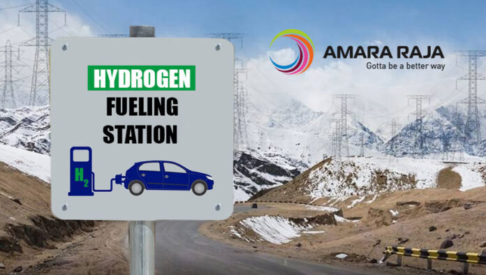 amara raja to set up india’s first green hydrogen fueling station in leh