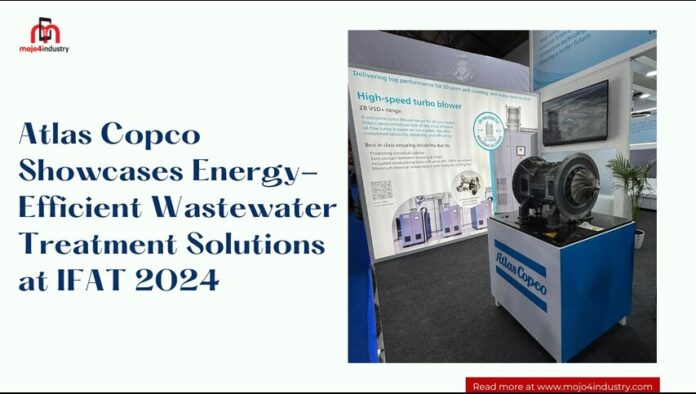 Atlas Copco Showcases Energy Efficient Wastewater Treatment Solutions